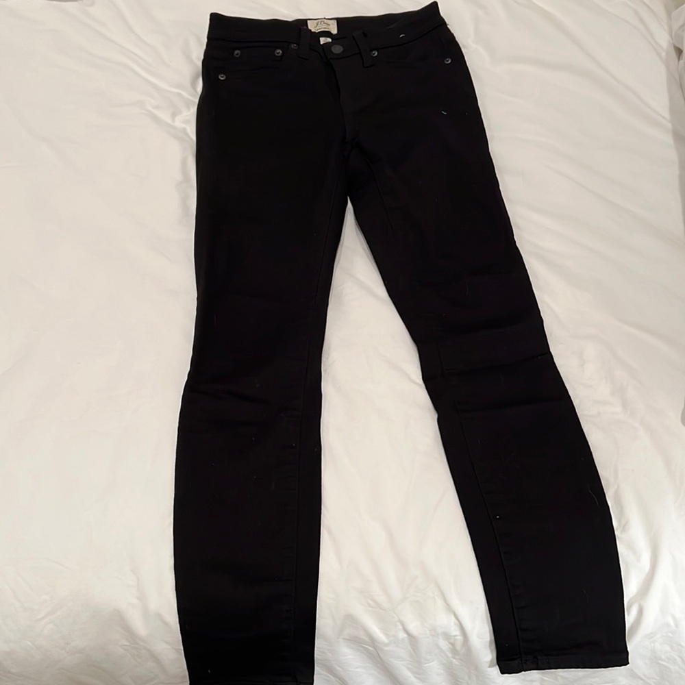 Jcrew Black Toothpick Jeans